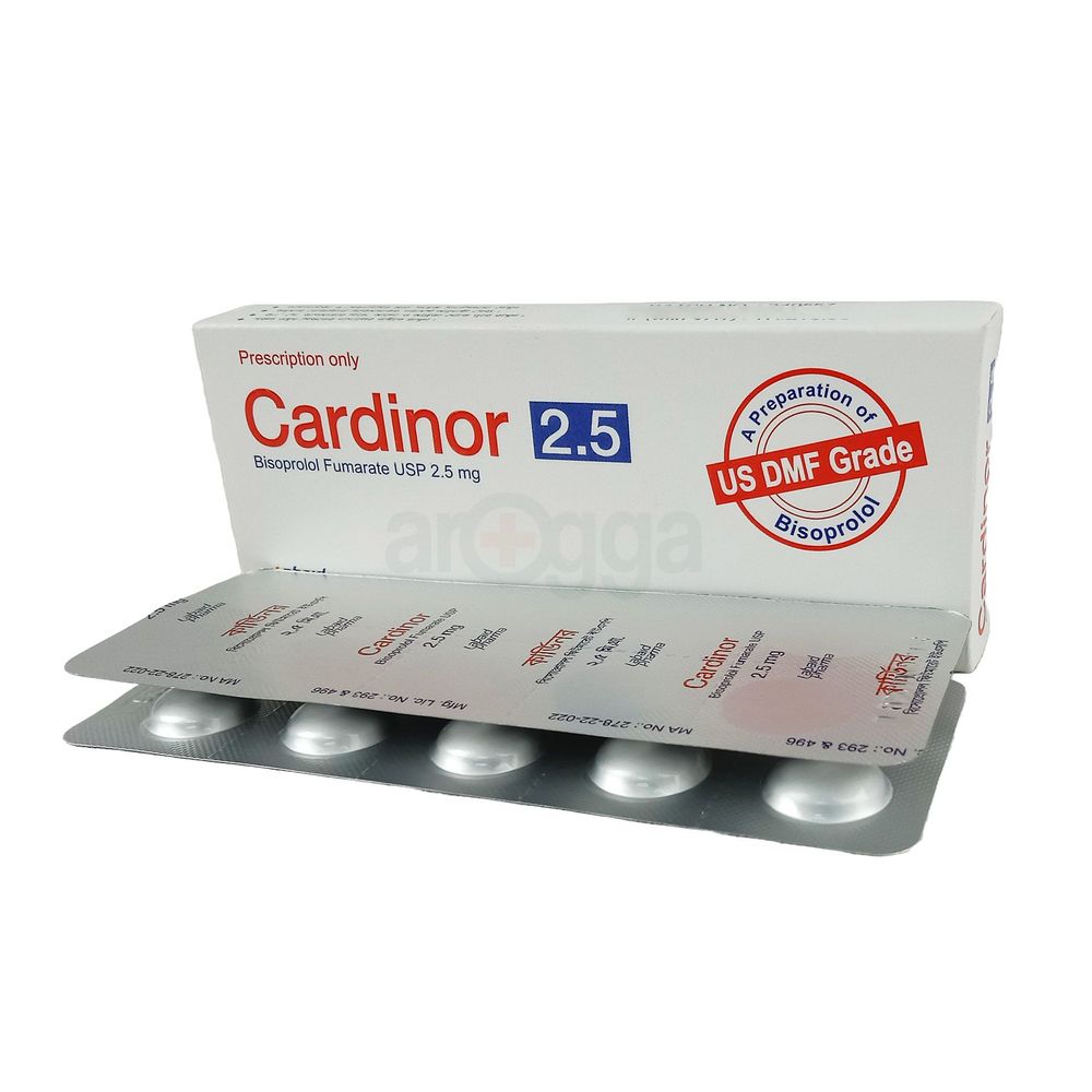 Cardinor 2.5 2.5mg Tablet