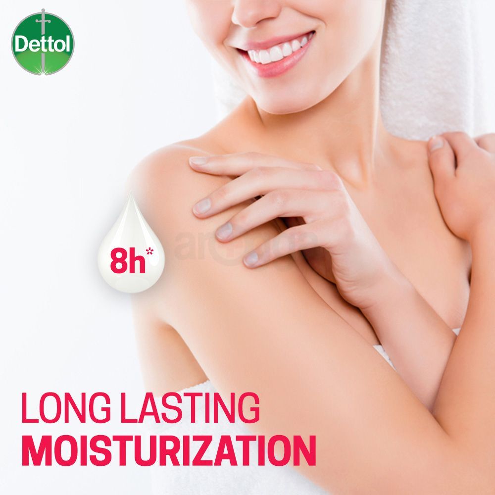 Dettol Antibacterial Body Wash Skincare Rose & Sakura Blossom with 8 Hours Long Lasting Moisture 250ml Shower Gel  