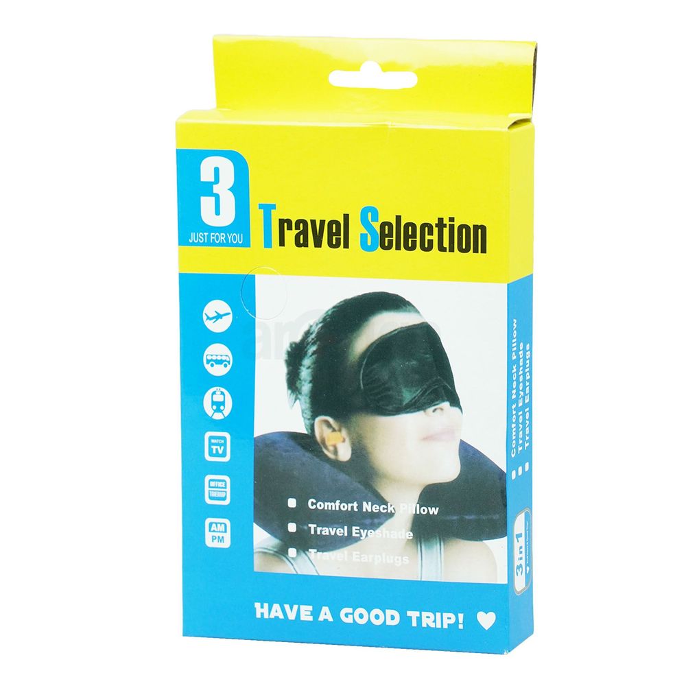 Travel Neck Pillow 3 in 1 Set  