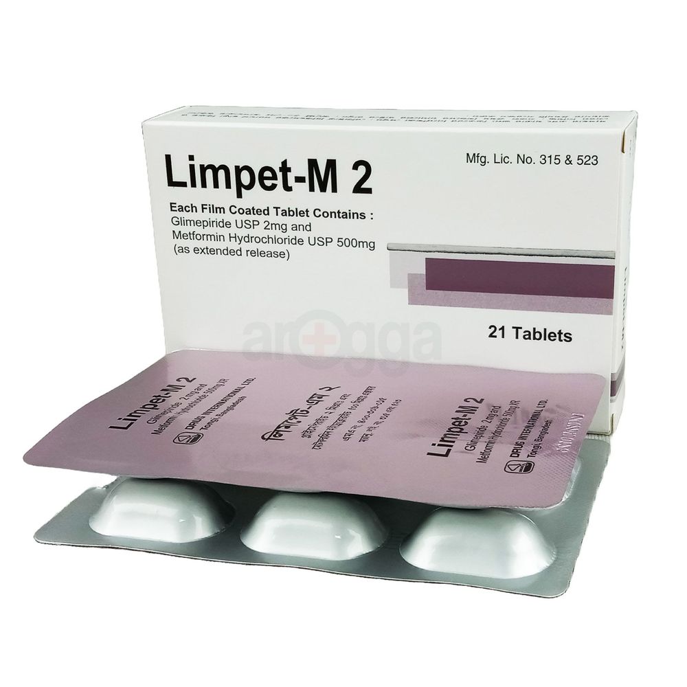 Limpet M 2mg+500mg Tablet