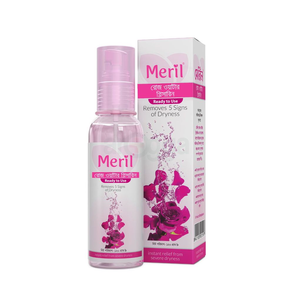 Meril Rose Water Glycerine 120ml  