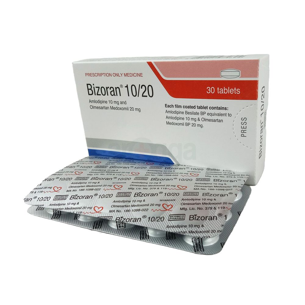 Bizoran 10/20 10mg+20mg Tablet