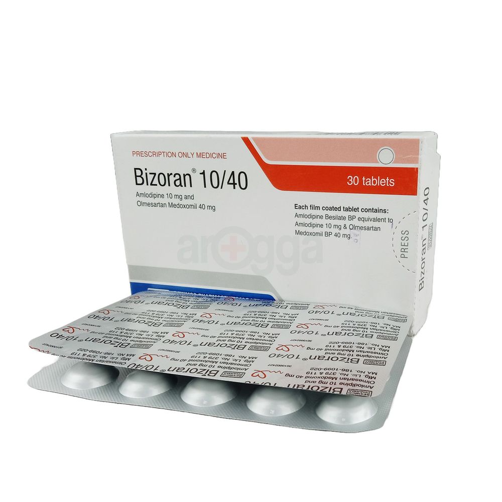 Bizoran 10/40 10mg+40mg Tablet