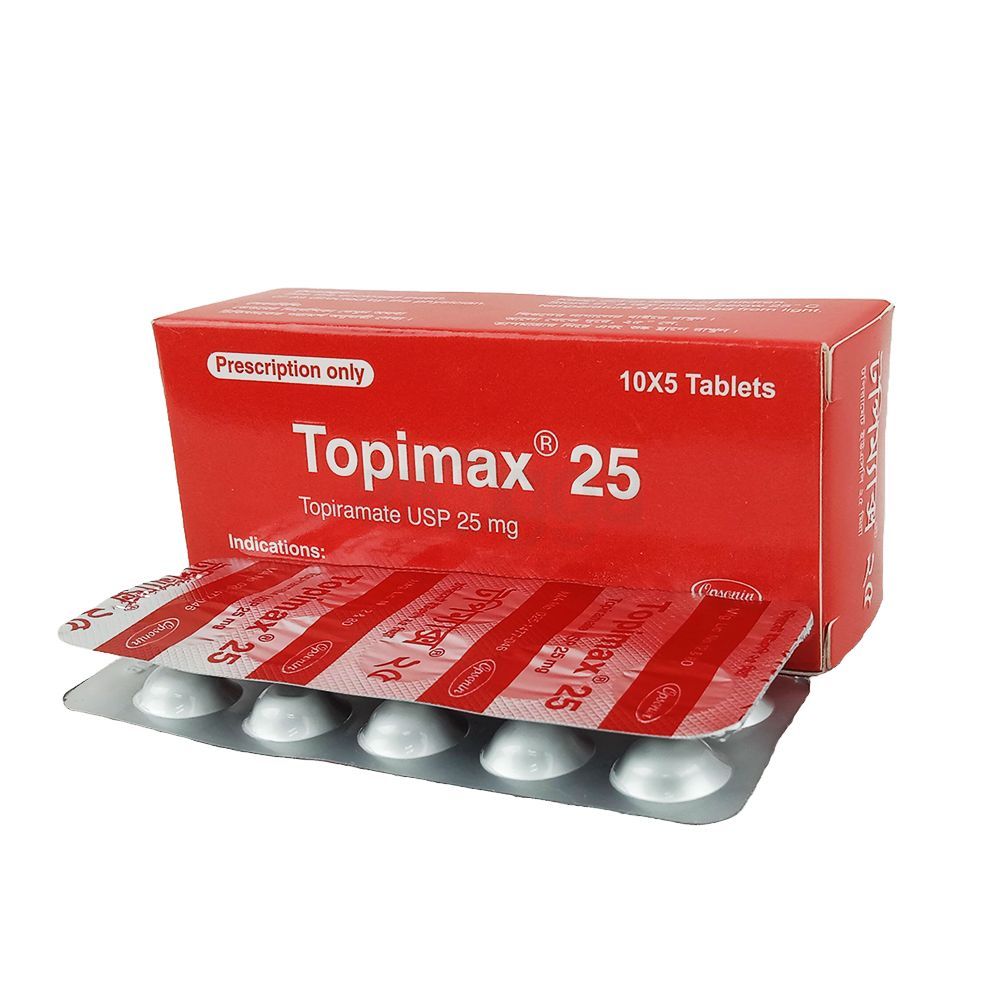 Topimax 25mg Tablet