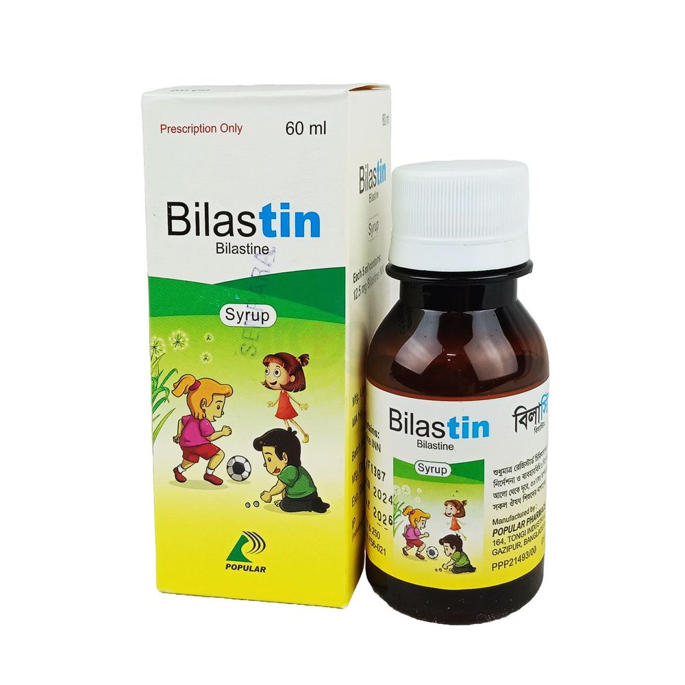 Bilastin 12.5 mg/5 ml Syrup