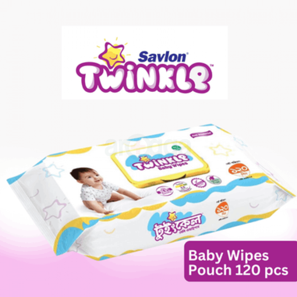 Savlon Twinkle Baby Wipes 120's Pack  