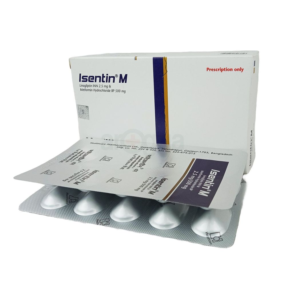 Isentin M 500 2.5mg+500mg Tablet