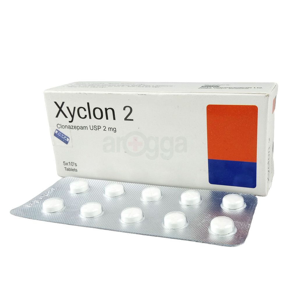 Xyclon 2mg Tablet - Arogga Online Pharmacy