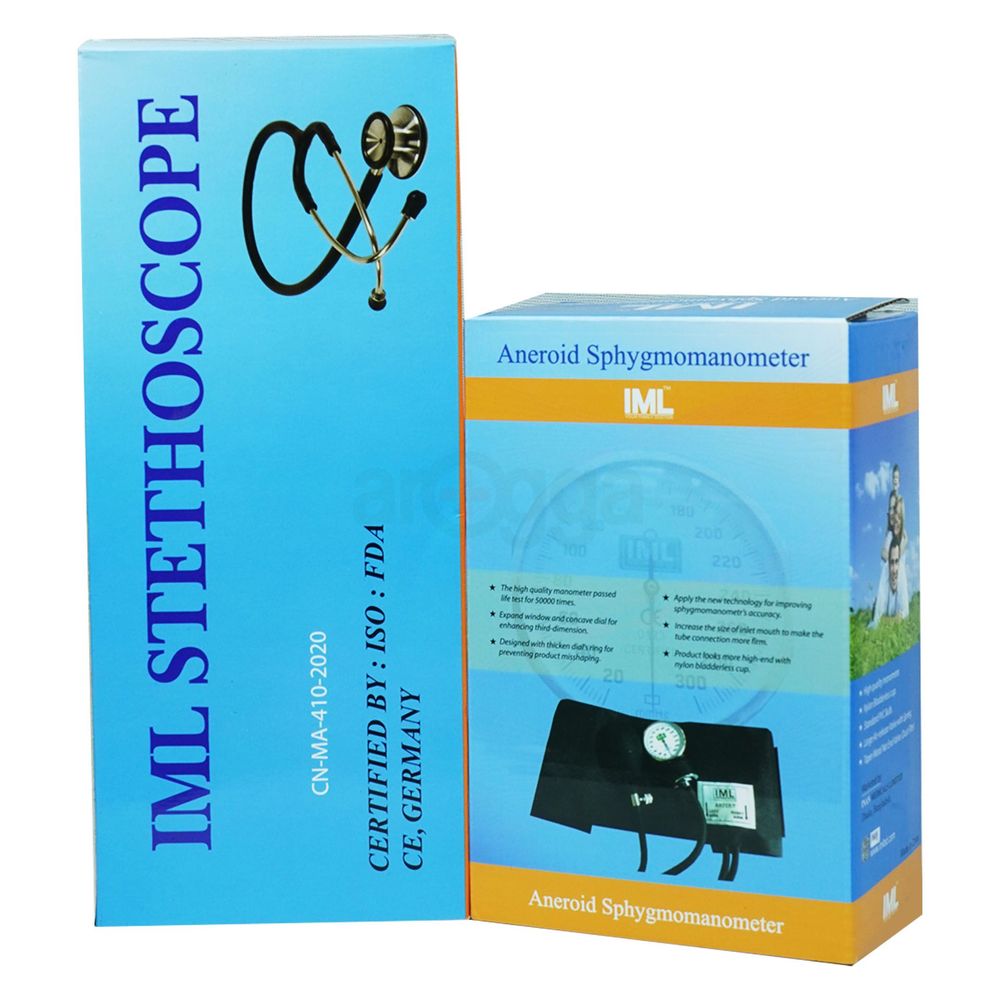 Blood Pressure Machine Full Set  IML (Dualhead Stethoscope)  