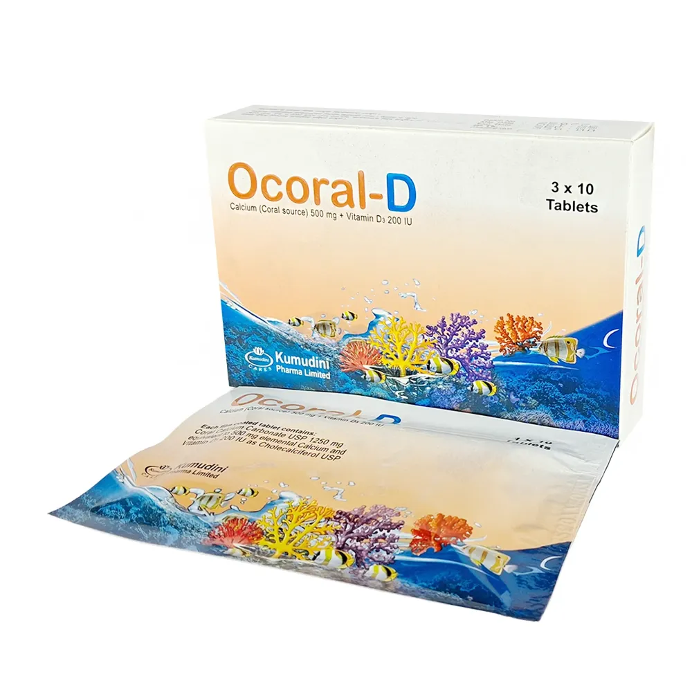 Ocoral-D 500mg+200IU Tablet