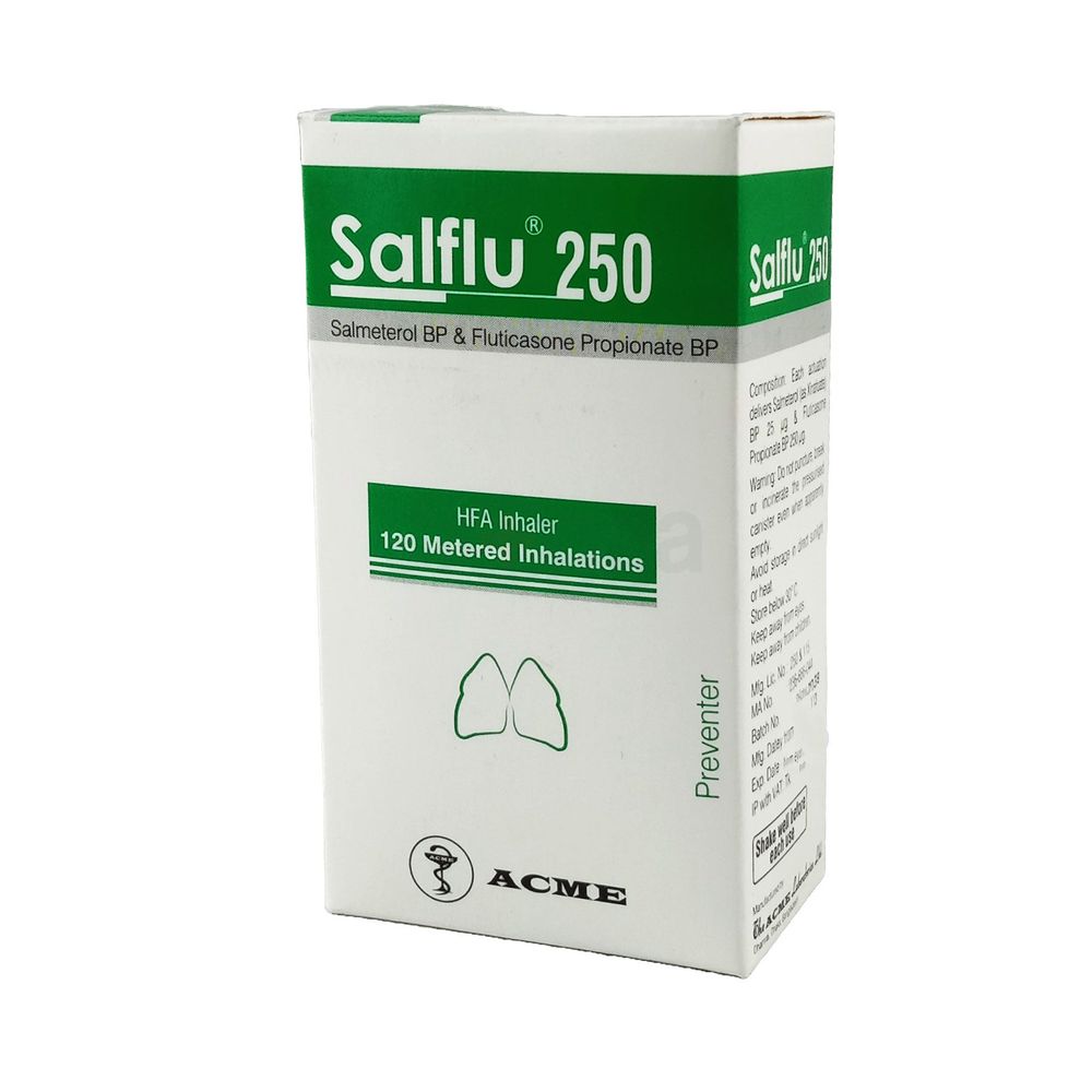 Salflu HFA 250 25mcg+250mcg Inhaler