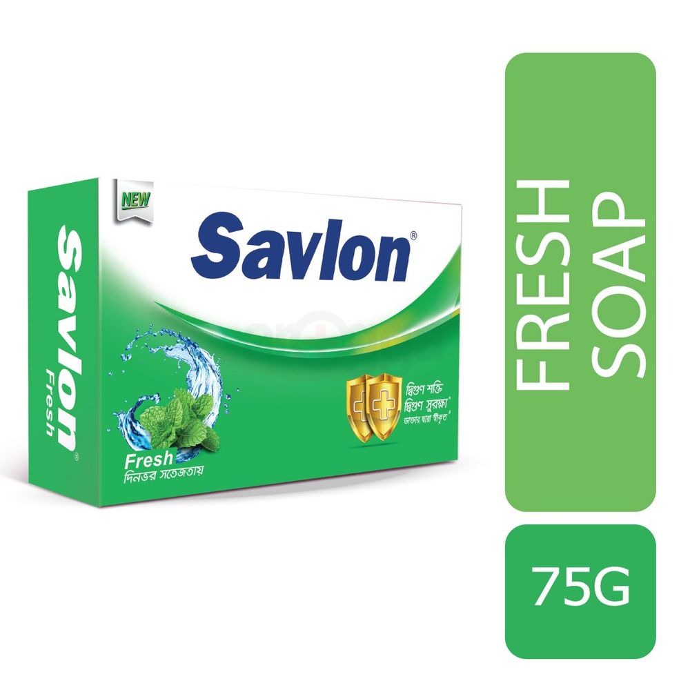 Savlon Fresh Antiseptic Soap 75gm  