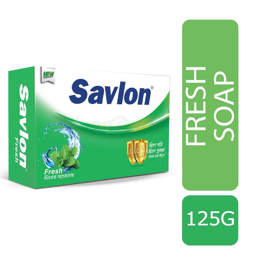 Savlon Fresh Antiseptic Soap 125gm  