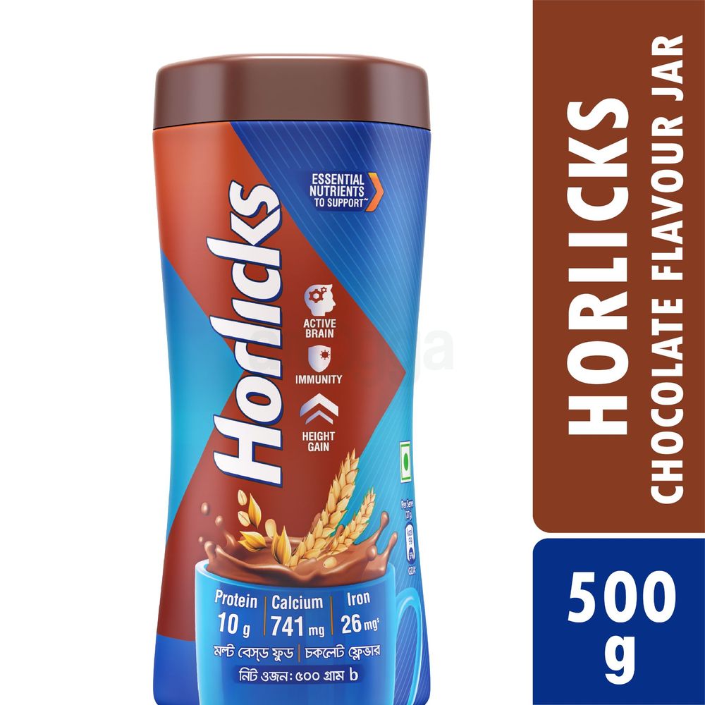 Horlicks Chocolate Flavour Jar 500g  