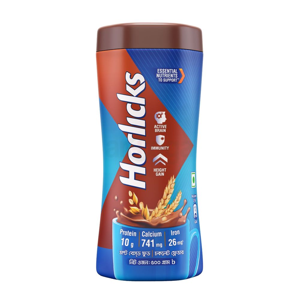 Horlicks Chocolate Flavour Jar 500g  