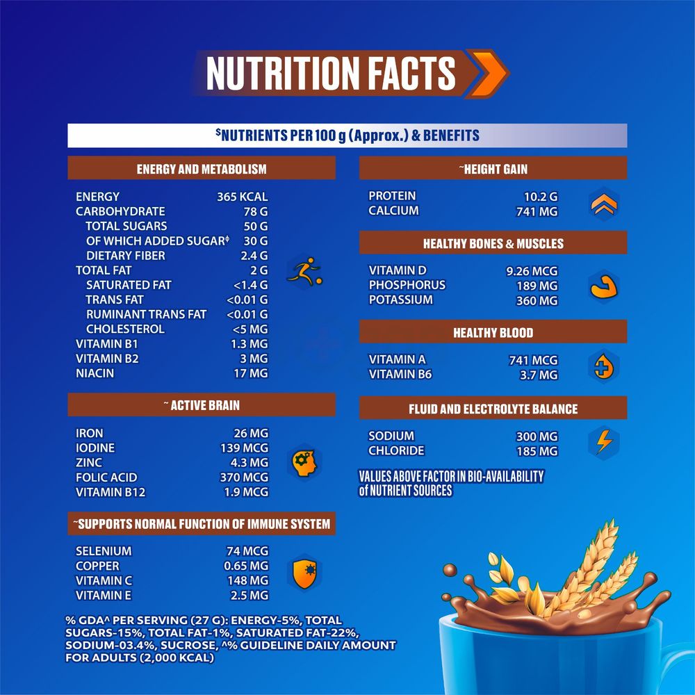 Horlicks Chocolate Flavour Jar 500g  