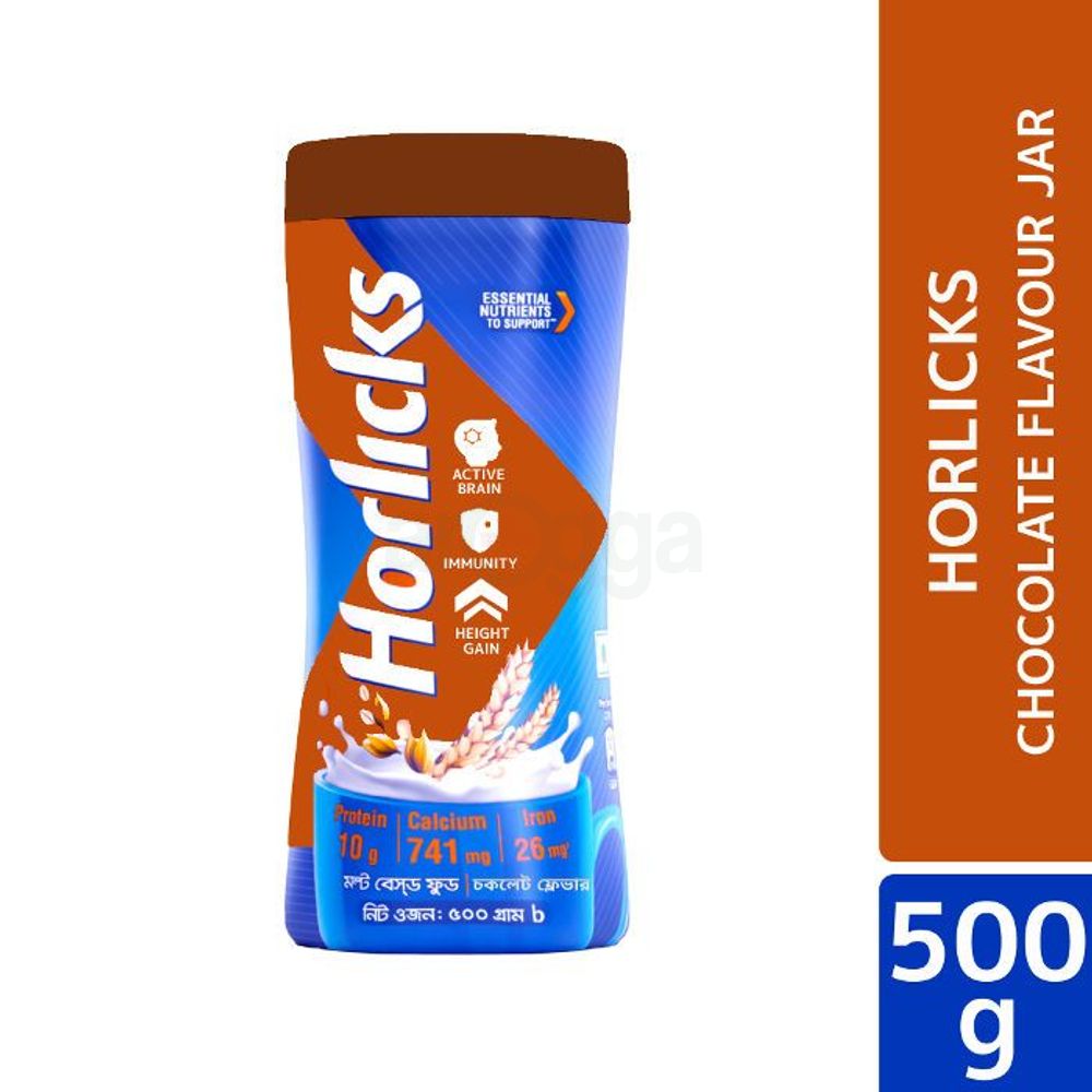 Horlicks Chocolate Flavour Jar 500g  