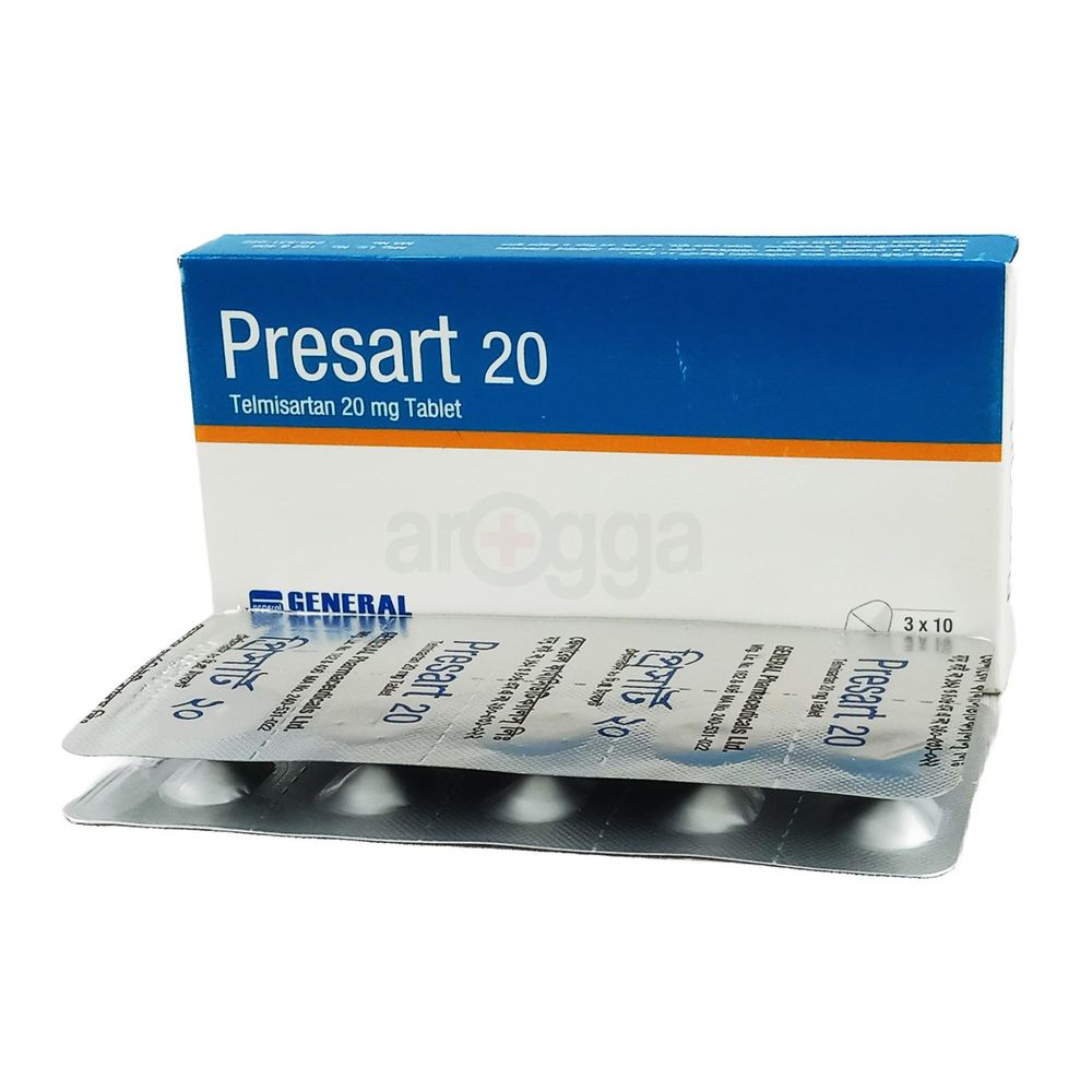 Presart 20mg Tablet