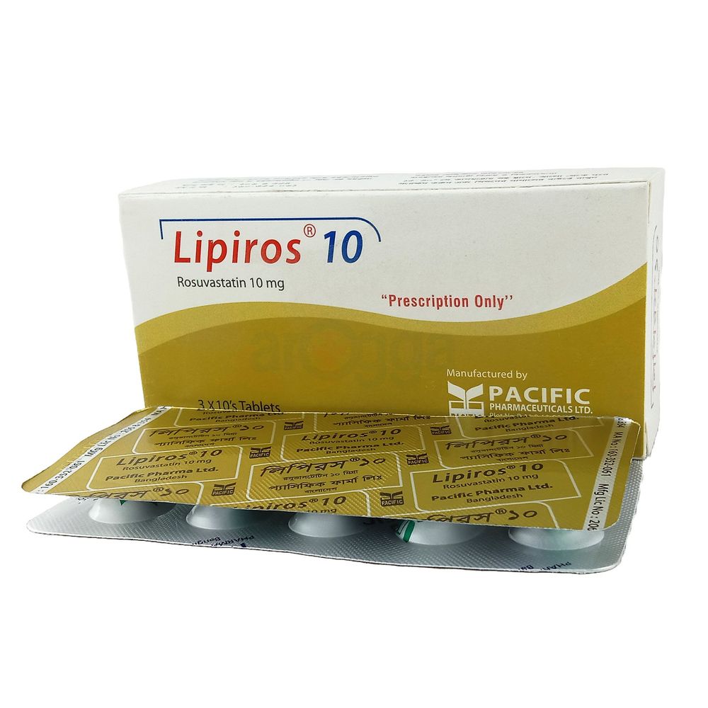 Lipiros 10mg Tablet