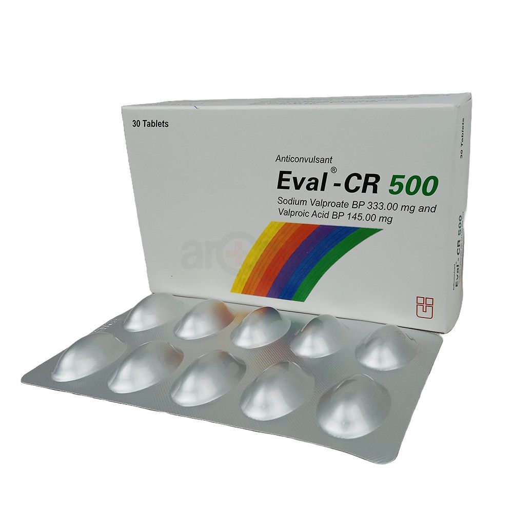 Eval CR 500mg Tablet