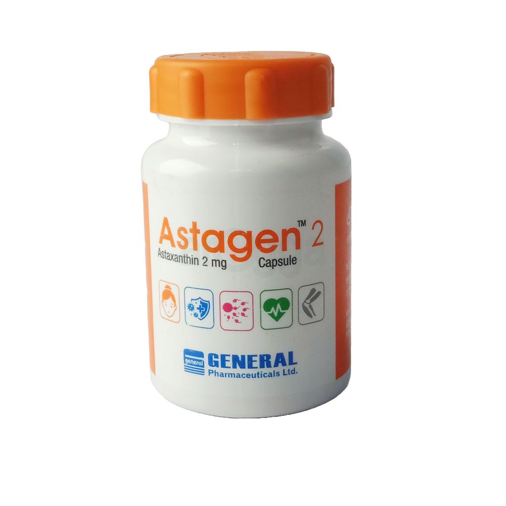 Astagen 2 Continer 2mg Capsule