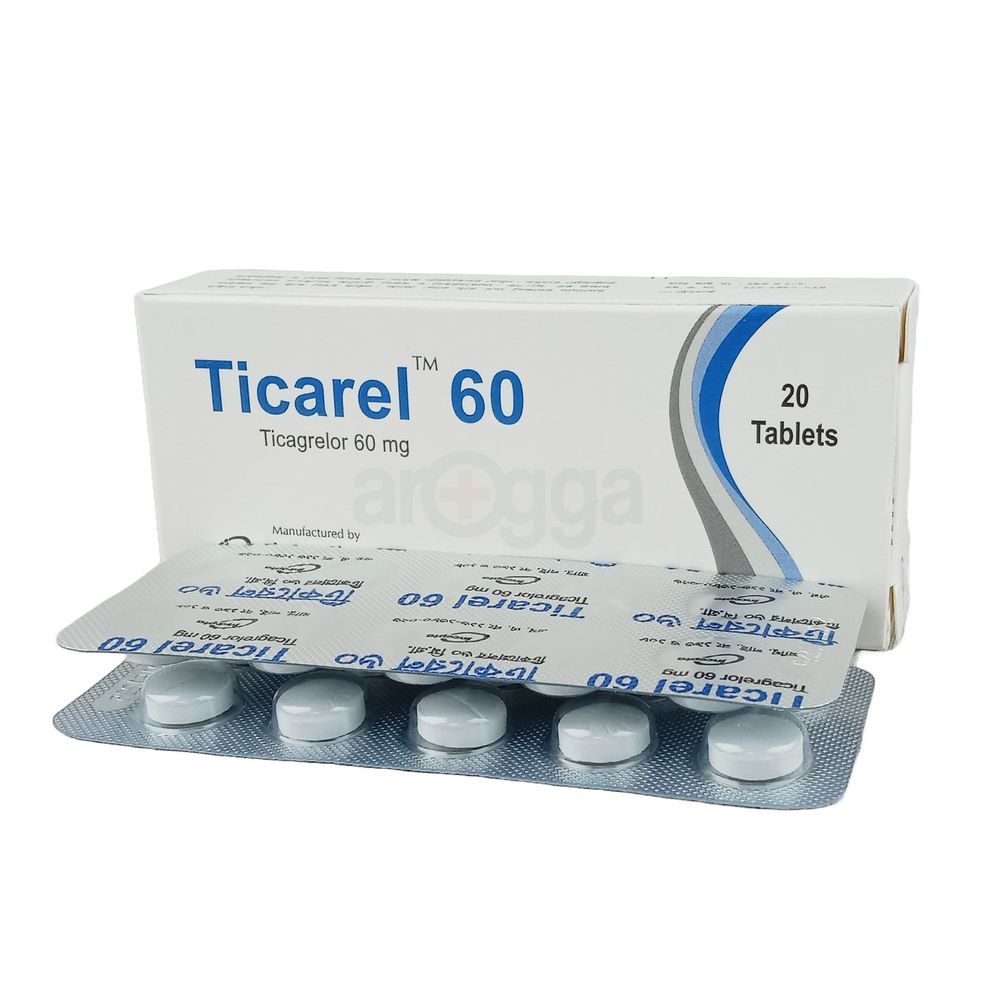 Ticarel 60mg Tablet