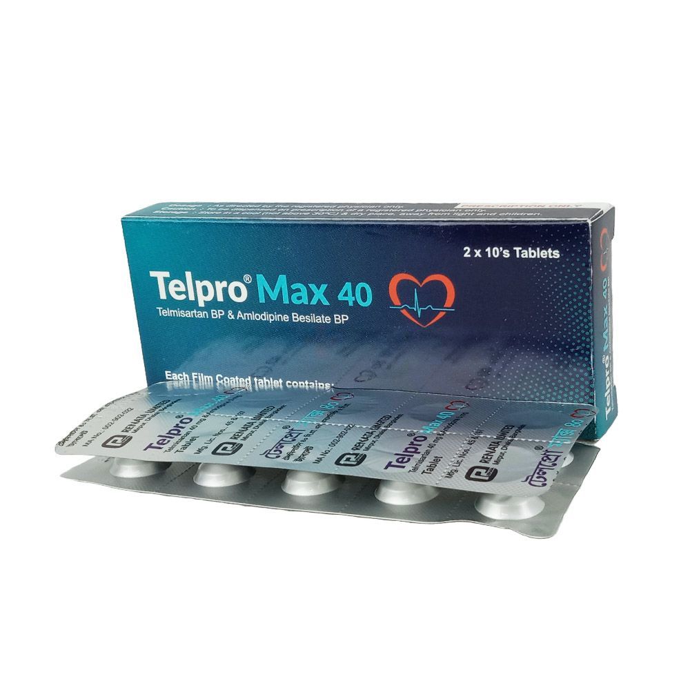 Telpro Max 40/5mg+40mg Tablet