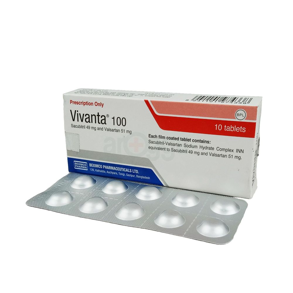 Vivanta 100 49mg+51mg Tablet - Arogga Online Pharmacy