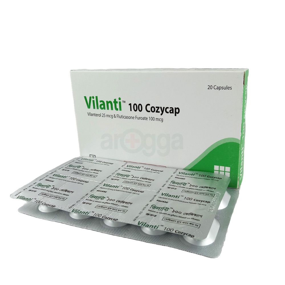 Vilanti 100 Cozycap 25mcg+100mcg Capsule