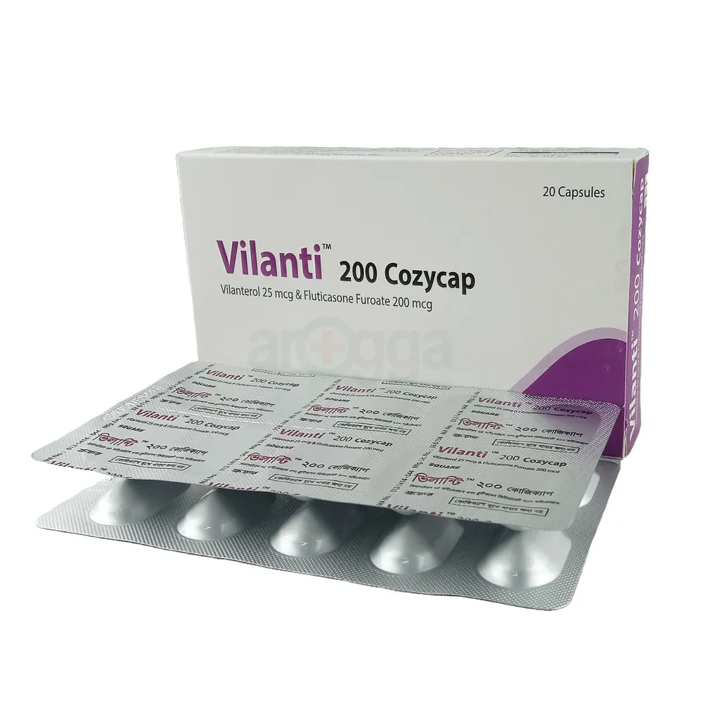 Vilanti 200 Cozycap 25mcg+200mcg Capsule