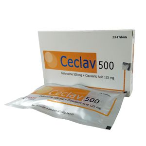 Ceclav 500mg+125mg Tablet