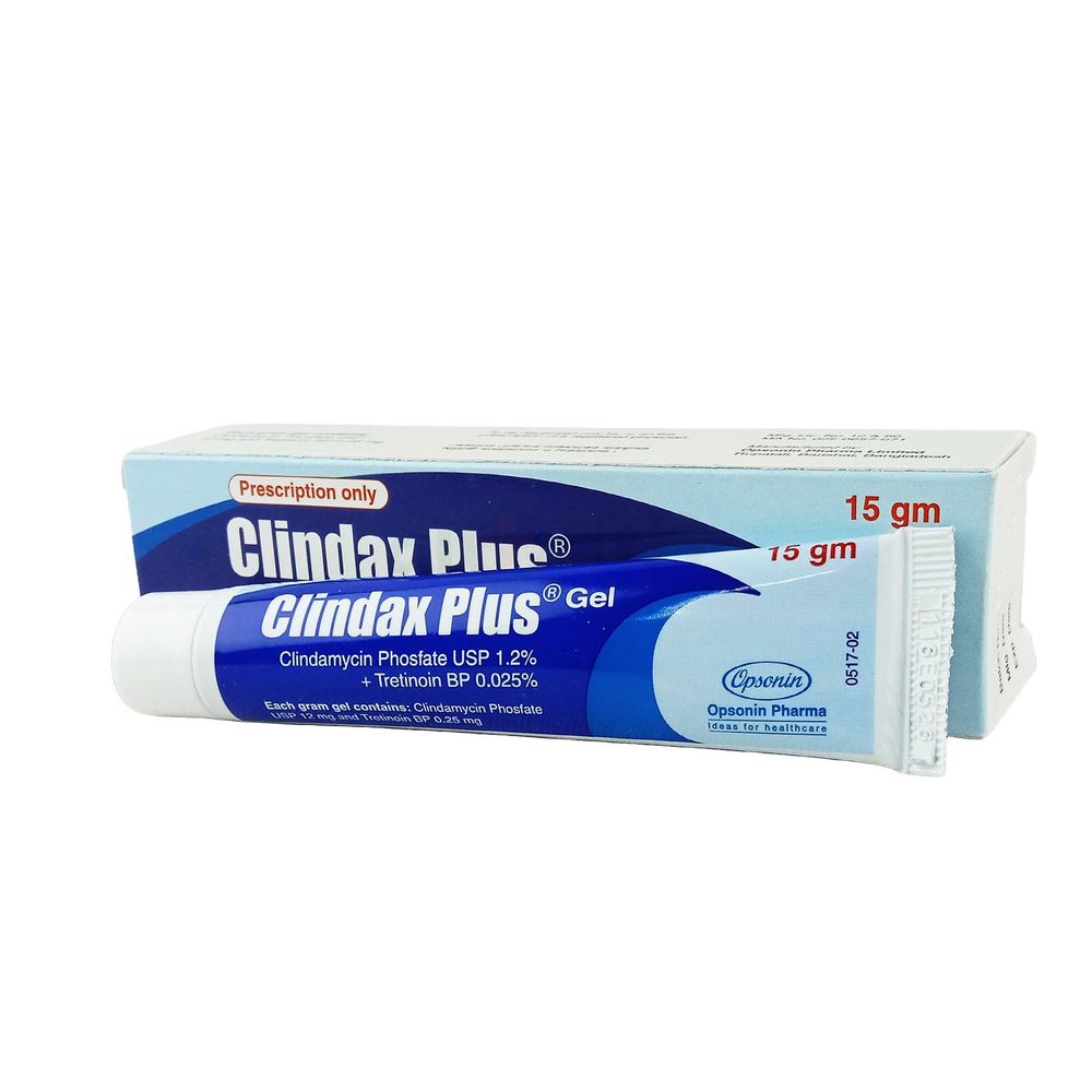 Clindax Plus Gel 15gm 1.2gm+.025gm/100gm Gel