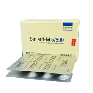 Sinjard M 500 5mg/500mg Tablet