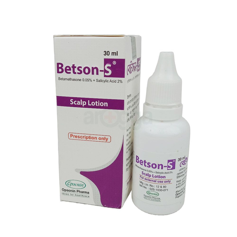 Betson-S Scalp Lotion 0.05gm+2gm/100ml Lotion