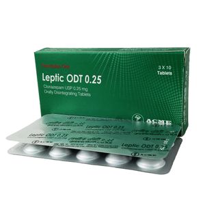 Leptic ODT 0.25 0.25mg Tablet