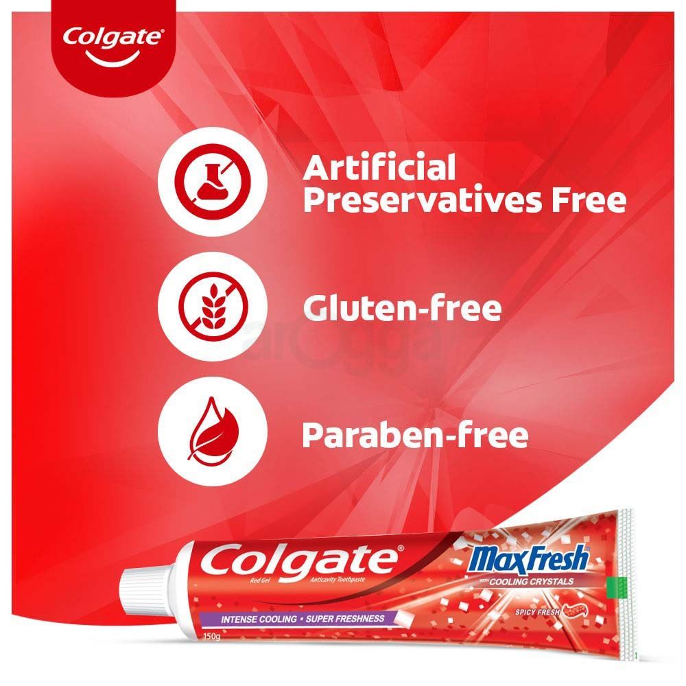 Colgate Max Fresh Red Gel Toothpaste 150g  