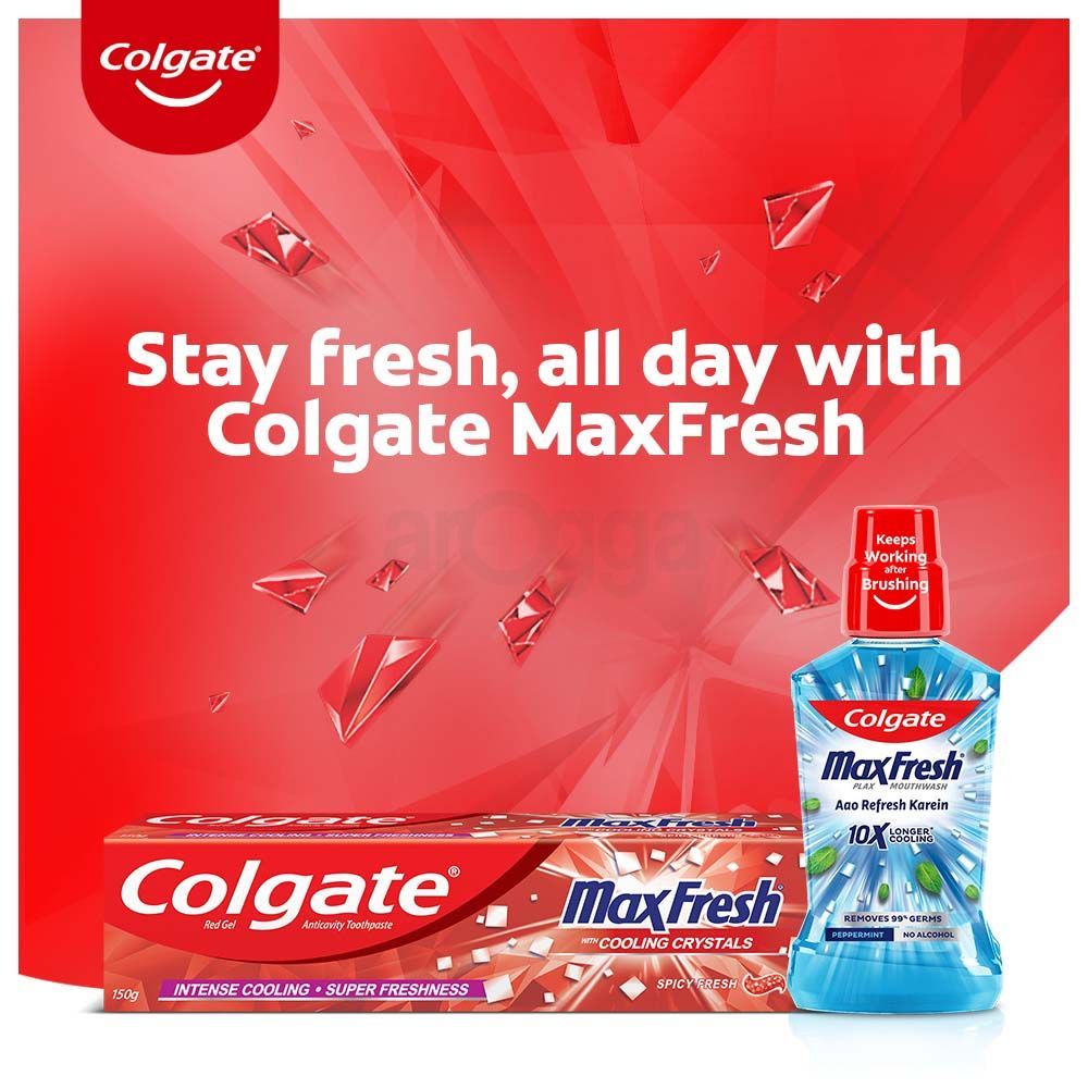 Colgate Max Fresh Red Gel Toothpaste 150g  