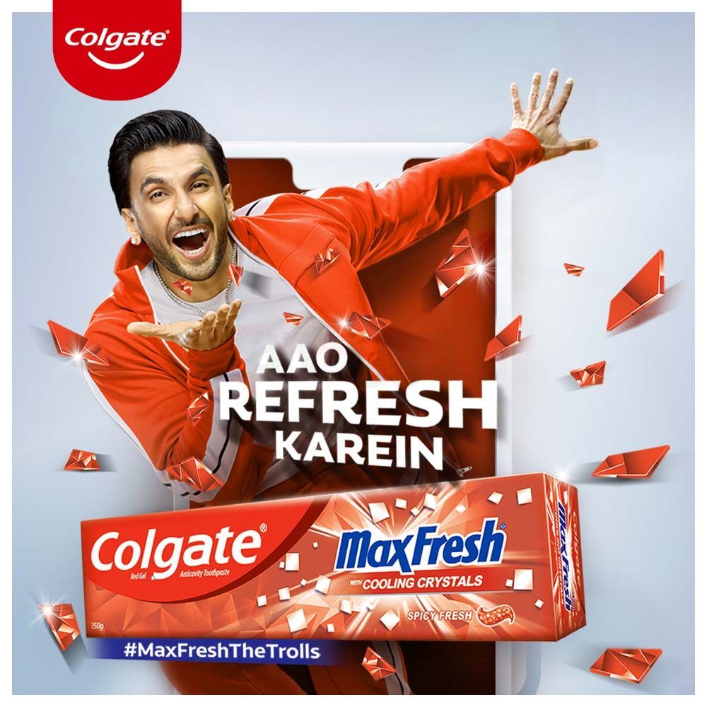 Colgate Max Fresh Red Gel Toothpaste 150g  