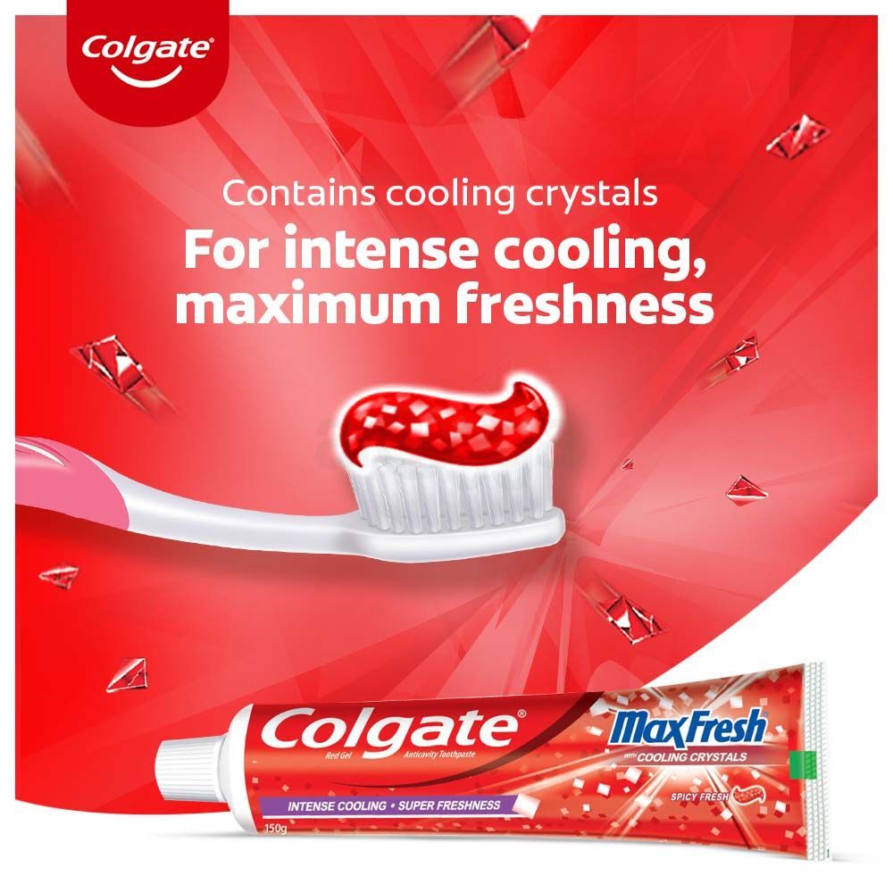 Colgate Max Fresh Red Gel Toothpaste 150g  