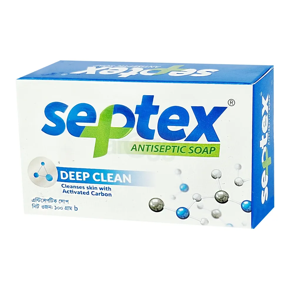 Septex Deep Clean Antiseptic Bar 100gm  