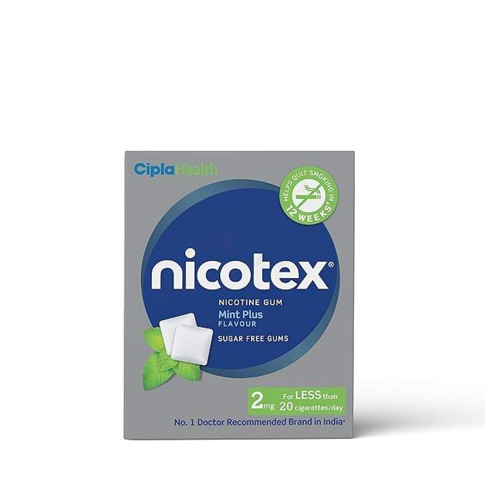 Nicotex Nicotine Gum Mint Plus Flavour  