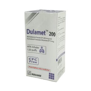 Dulamet 200 HFA 200mcg+5 mc/puff Inhaler