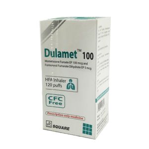 Dulamet 100 HFA 100mcg+5 mc/puff Inhaler