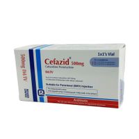 Cefazid 500mg IV/IM 500mg/vial Injection