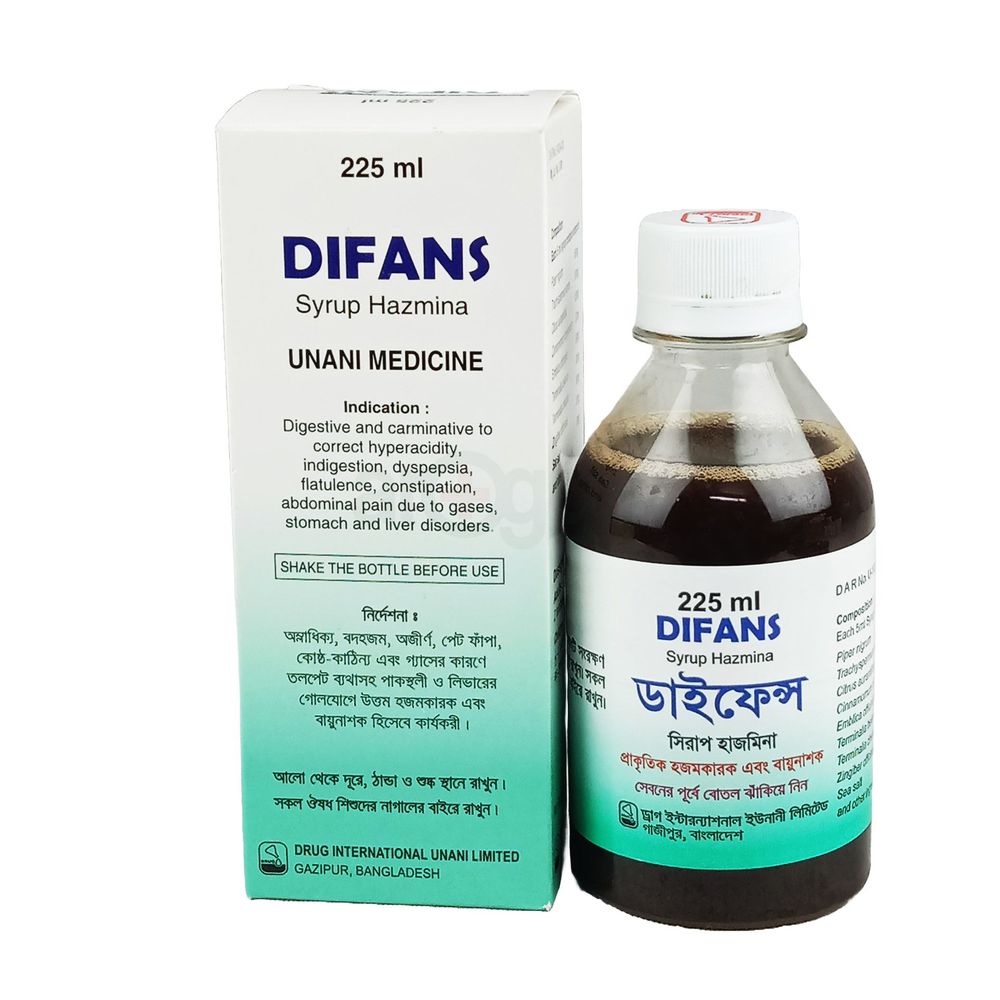 Difans 225ml Syrup