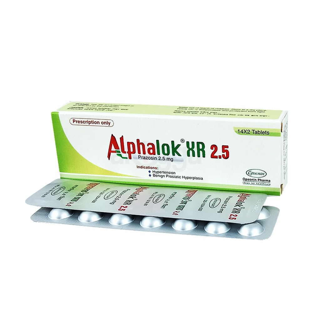 Alphalok XR 2.5 2.5mg Tablet