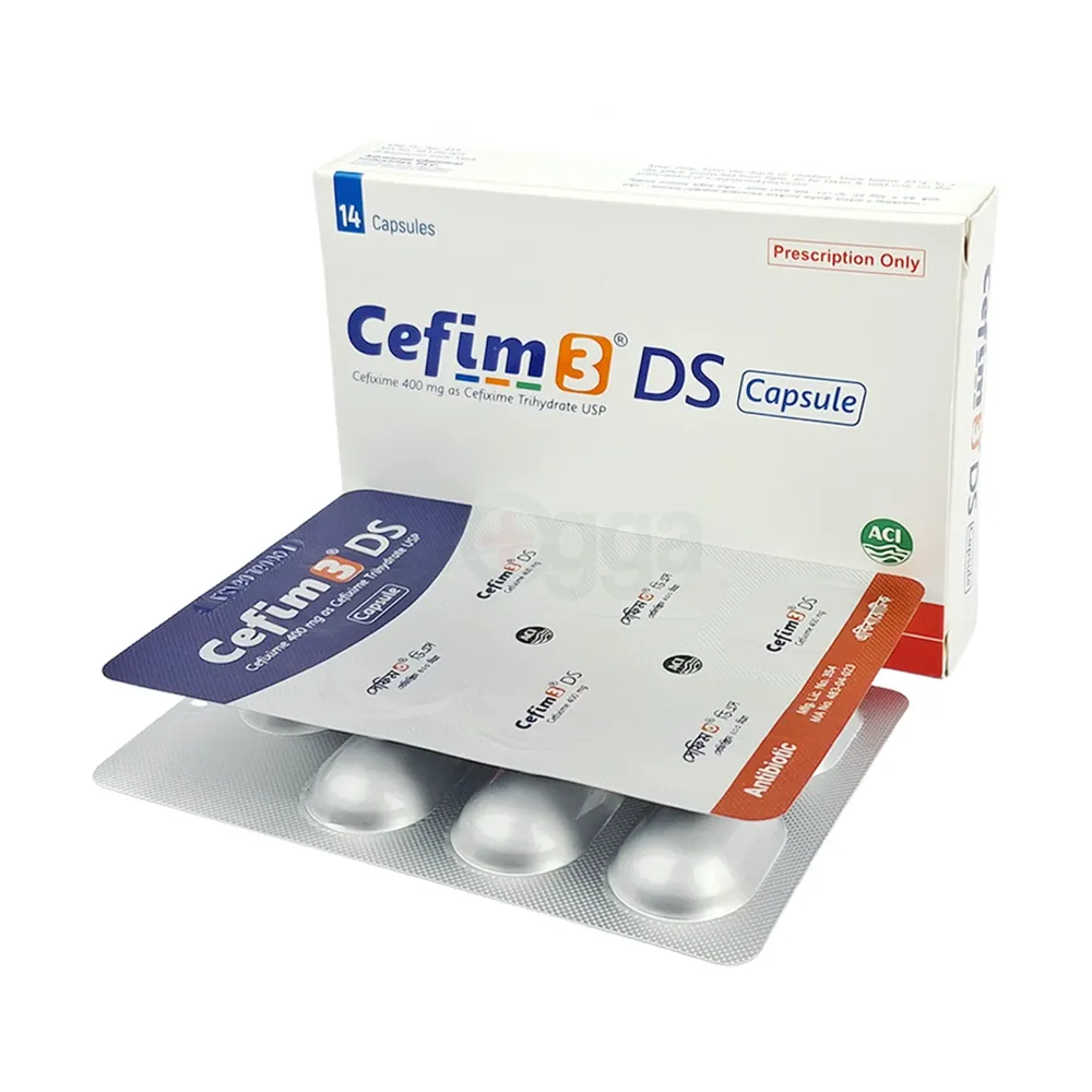 Cefim-3 DS 400mg Capsule