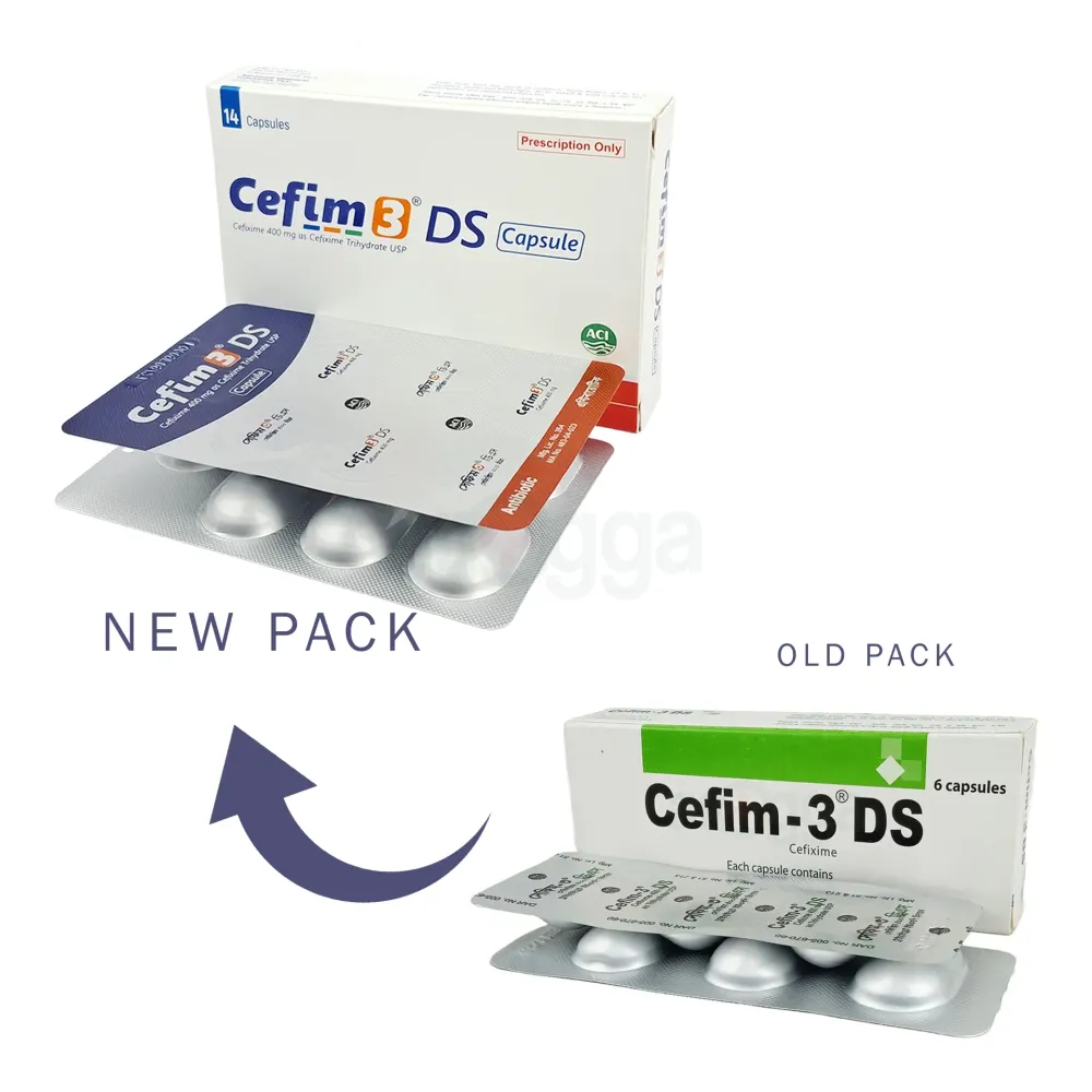 Cefim-3 DS 400mg Capsule