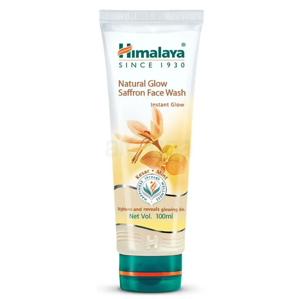 Himalaya Natural Glow Saffron Face Wash 100ml  