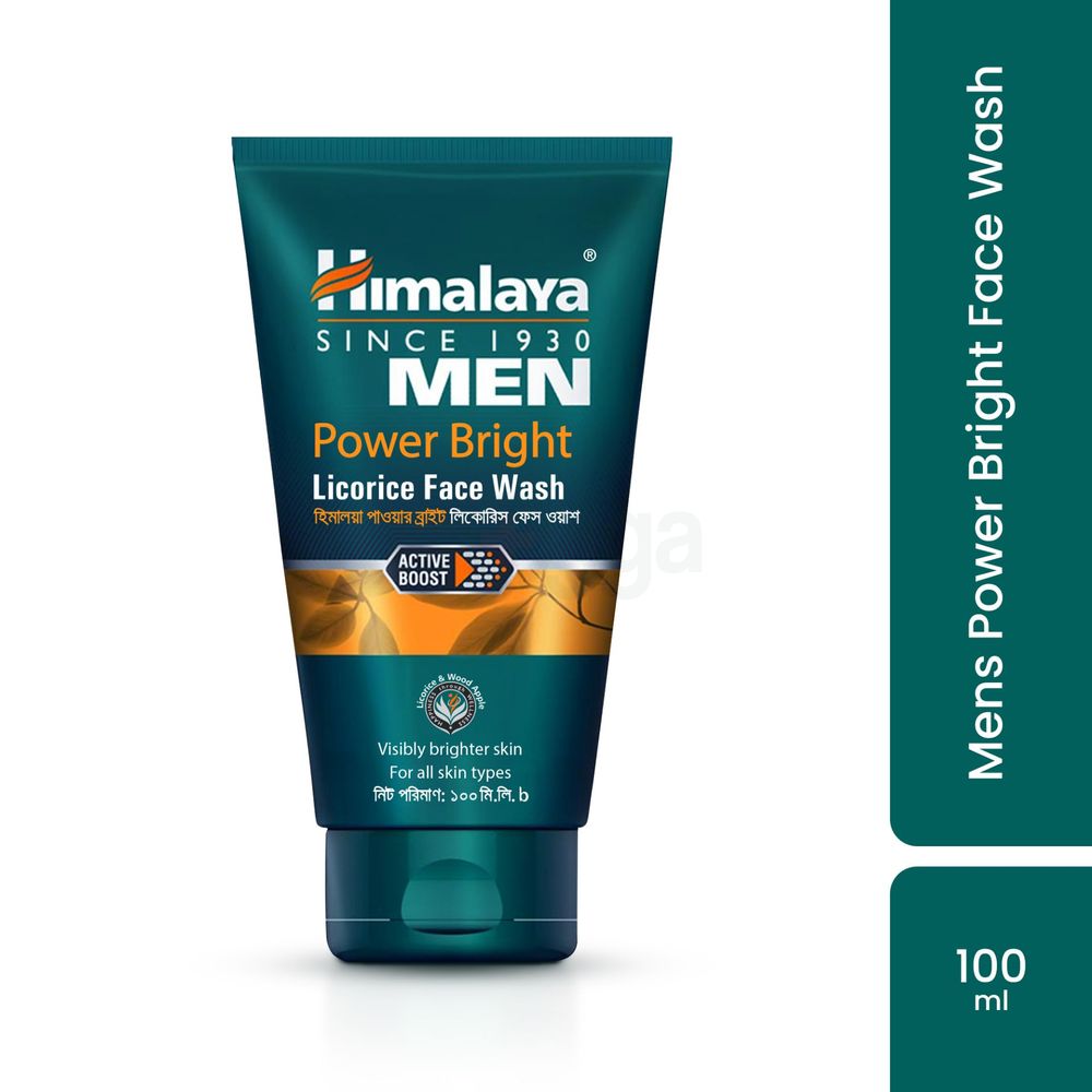 Himalaya Men Power Bright Licorice Face Wash 100ml  